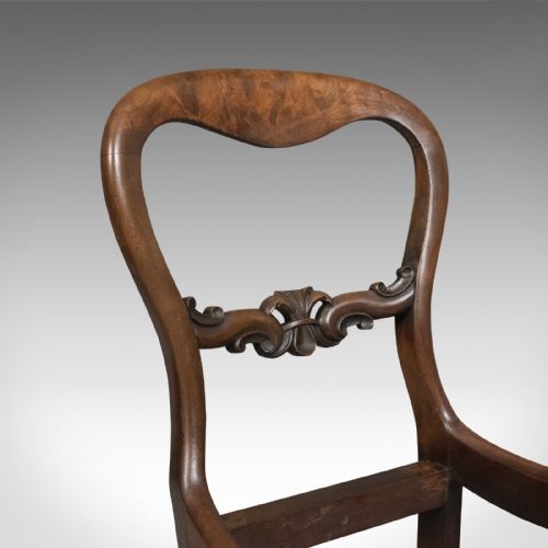 fig 4. Antique Dining Chair, English, Buckle Back, Mahogany Circa 1835