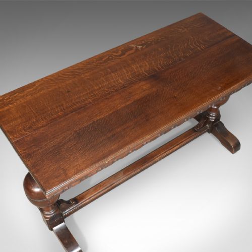 fig 4. Extending Antique Dining Table, 17th Century Refectory Taste, English Circa 1900