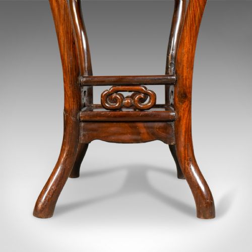 fig 4. Chinese Antique Side Table, Rosewood And Marble, British Empire Exhibition 1924