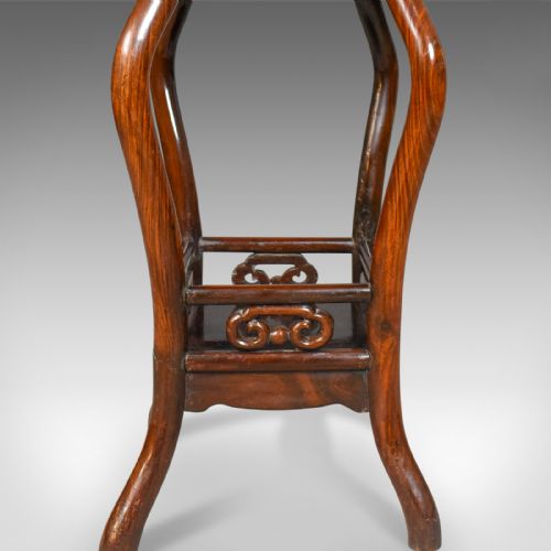 fig 5. Chinese Antique Side Table, Rosewood And Marble, British Empire Exhibition 1924