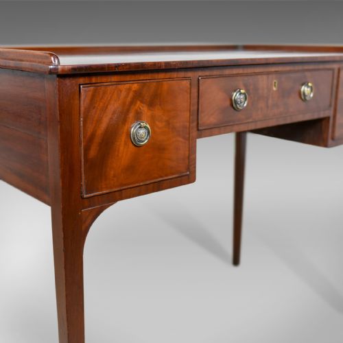 fig 4. Antique Side Table, Mahogany, English, Writing, Late Georgian, Circa 1800