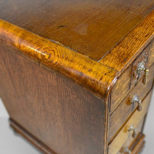 fig 4. Antique Art Deco Desk, English Oak, Early 20th Century Circa 1930