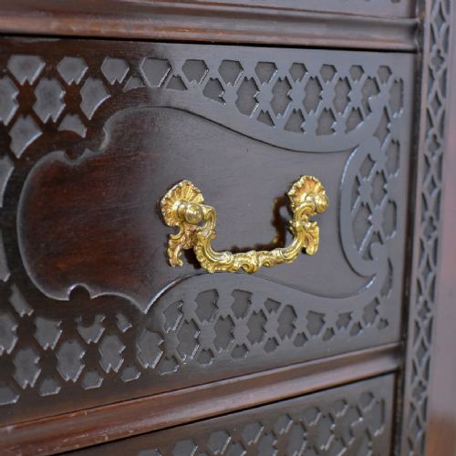 fig 2. Antique Wardrobe, Carved Mahogany, English, Compactum, Edwardian Circa 1910