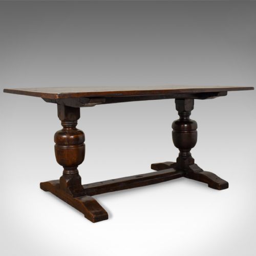 Victorian Refectory Table in 17th Century Taste, Antique, English, Oak, C.1880