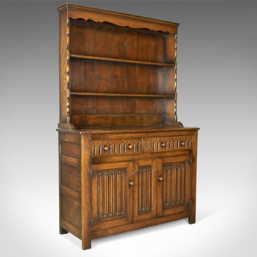 Antique Oak Dresser, English, Edwardian in 18th Century Taste, Circa 1910