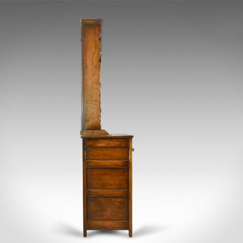 fig 2. Antique Oak Dresser, English, Edwardian in 18th Century Taste, Circa 1910