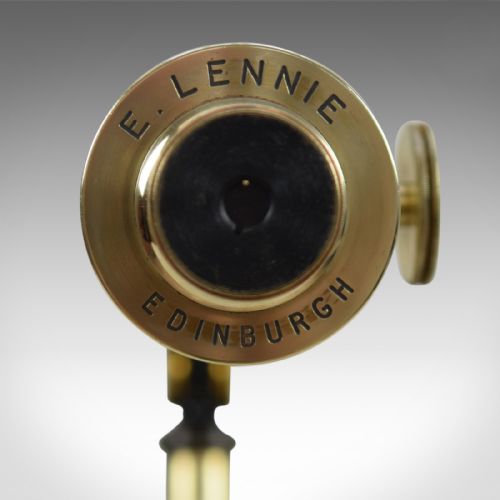 fig 5. Antique Library Telescope, Terrestrial, Astronomical, Scottish E. Lennie, c.1880