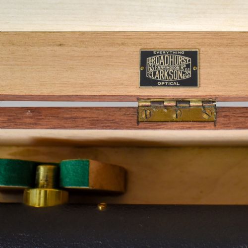 fig 11. Antique Telescope on Tripod, Original Case, Three Inch Refractor, Circa 1920-40