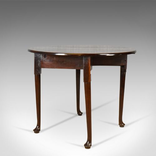 fig 2. Antique Drop Leaf Table, Mahogany, English, Georgian, Dining, Circa 1760