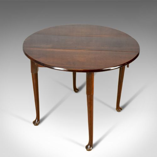 fig 3. Antique Drop Leaf Table, Mahogany, English, Georgian, Dining, Circa 1760