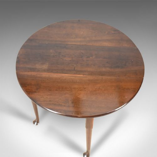 fig 4. Antique Drop Leaf Table, Mahogany, English, Georgian, Dining, Circa 1760