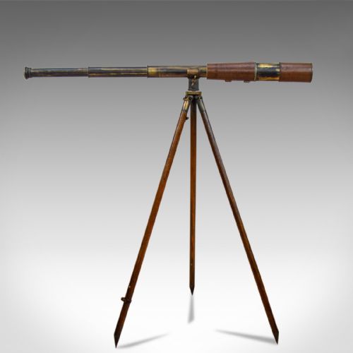 
Antique Telescope, Broadhurst Clarkson Signalling Mk VI on 34 Inch Signal Stand