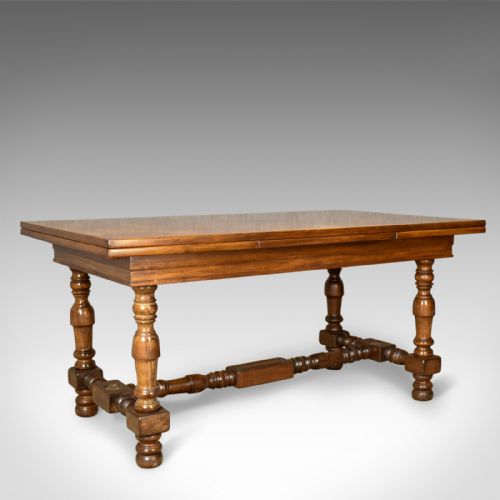 fig 1. Extending Dining Table, 8 - 10 Seater, Mahogany, French Circa 1920