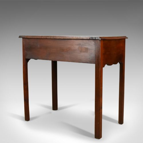 fig 3. Antique Lowboy, Mahogany, Late Georgian, English Side Table, Circa 1800