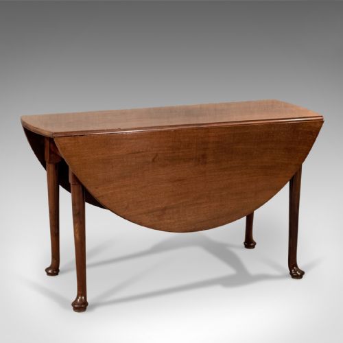 fig 2. Antique Drop Flap Dining Table, Mahogany, English, Georgian, C18th Circa 1800