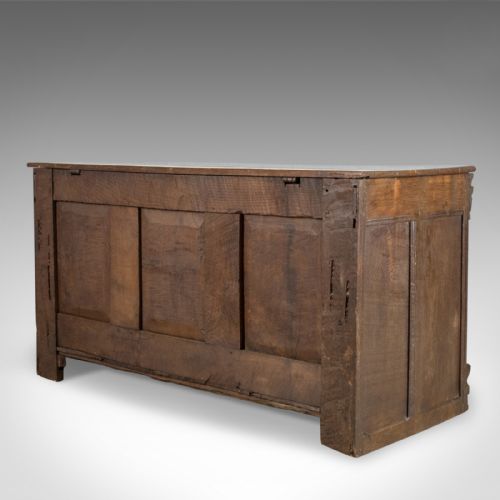fig 3. Antique Chest, French Coffer, Oak, Early 19th Century Circa 1800