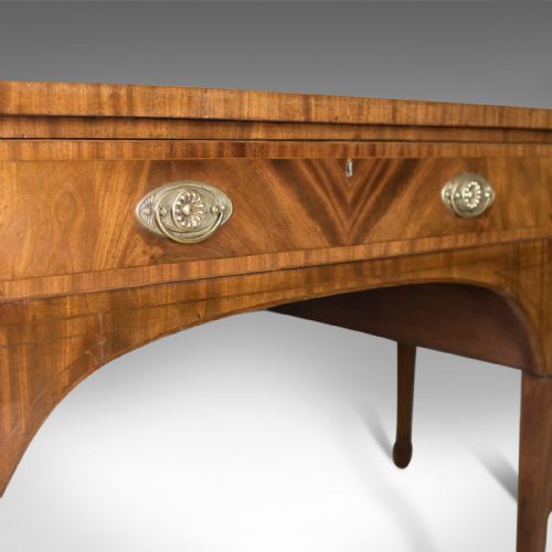fig 5. Large Antique Sideboard, English Regency, Server, Mahogany, Sheraton Circa 1820