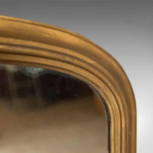 fig 2. Antique Overmantel Mirror, Mid-Sized, English, Victorian, Wall, Circa 1850