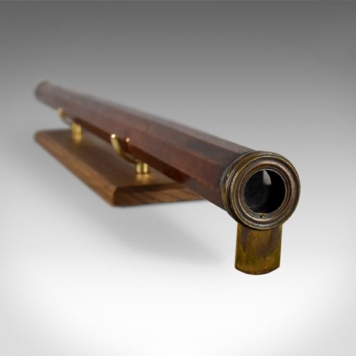 fig 2. Antique Telescope on Stand, English, Terrestrial, Astronomical, Circa 1750
