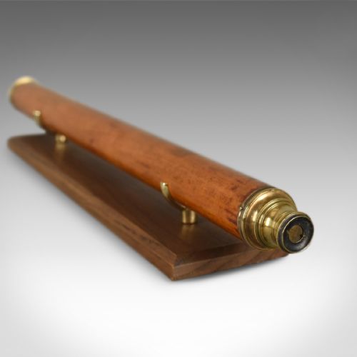 fig 3. Antique Telescope on Stand, Terrestrial, Astronomical, English Circa 1770