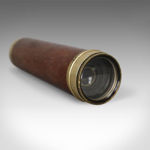 fig 4. Antique Telescope, Five Draw Terrestrial Refractor, Banks of London Circa 1820