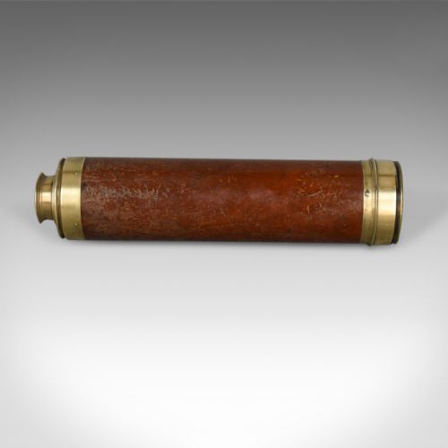 fig 5. Antique Telescope, Five Draw Terrestrial Refractor, Banks of London Circa 1820
