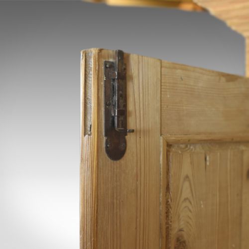 fig 3. Antique Wardrobe, French Pine Compactum Cupboard Circa 1900