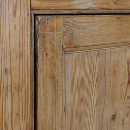 fig 4. Antique Corner Cabinet, English, Victorian, Pine, Hanging, Cupboard Circa 1880