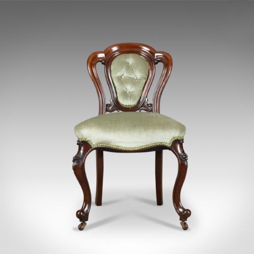 fig 1. Antique Set of Six Dining Chairs, English, Regency, Mahogany, Circa 1830