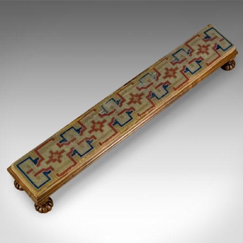 fig 2. Antique Carriage Stool, Early Victorian Footrest, English, Walnut, Circa 1850