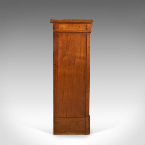 fig 2. Antique Glazed Bookcase, Victorian, English, Display Cabinet, Walnut, Circa 1880