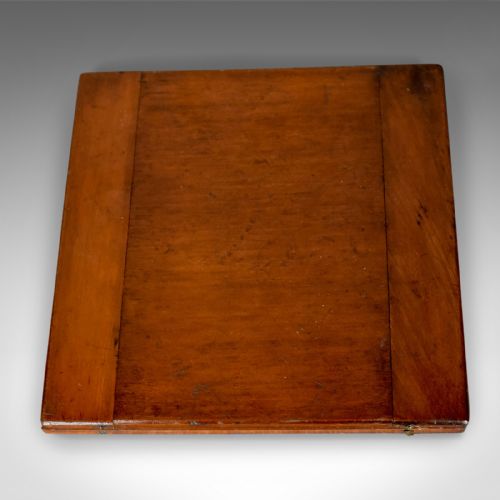 fig 2. Cased Antique Protractor, 360 degree Scientific Instrument Navigation Circa 1900