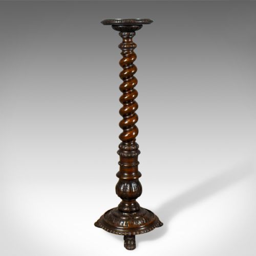 Antique Plant Stand, English, Victorian Torchere, Circa 1900