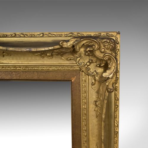 fig 2. Antique Wall Mirror, English, Victorian, Picture Frame, 19th Century Circa 1900