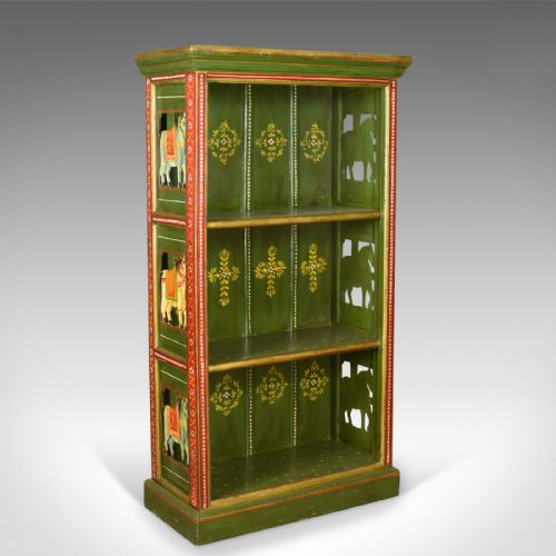 Antique Painted Bookcase, European, Scandinavian, Bookshelf Circa 1900