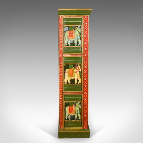 fig 2. Antique Painted Bookcase, European, Scandinavian, Bookshelf Circa 1900