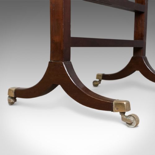 fig 9. Antique Cheval Mirror, English, Regency, Tilting, Dressing, Mahogany Circa 1820