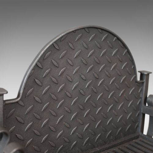 fig 4. Antique Fire Basket, Victorian Fireplace Grate, English Circa 1900