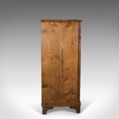 fig 2. Antique Pine Cupboard, English, Victorian, Cabinet, Pitch Pine Circa 1880