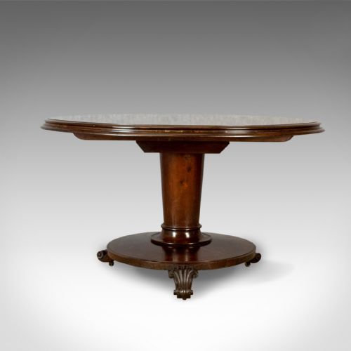 Antique Centre Table, English, William IV Breakfast Table, Mahogany Circa 1835