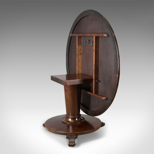 fig 1. Antique Centre Table, English, William IV Breakfast Table, Mahogany Circa 1835