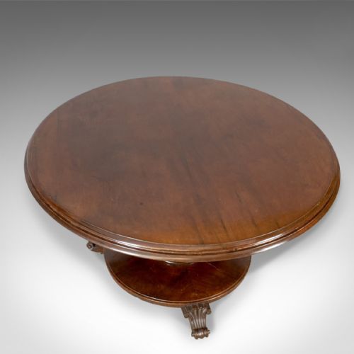 fig 3. Antique Centre Table, English, William IV Breakfast Table, Mahogany Circa 1835