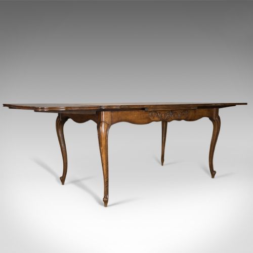 fig 2. Antique Dining Table, Extending, Draw Leaf French Parquet, Seats Ten Early C20th
