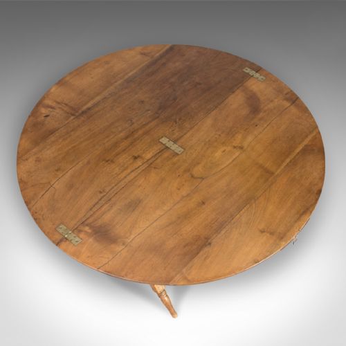 fig 3. Antique Campaign Table, English, Victorian, Folding, Beech, Fruitwood Circa 1890