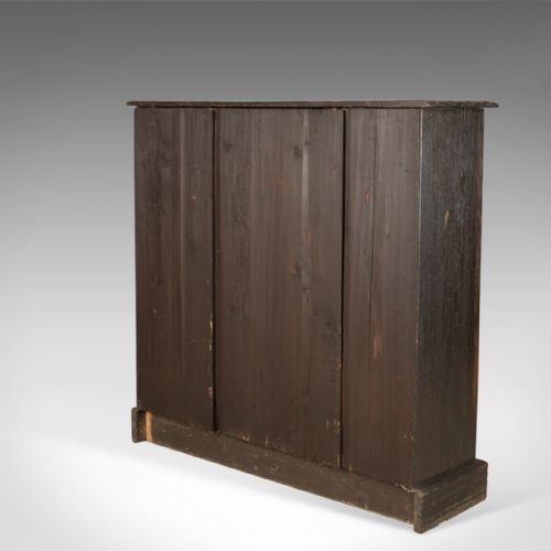 fig 3. Antique Bookshelf, English Oak, Victorian Bookcase Jacobean Overtones Circa 1880