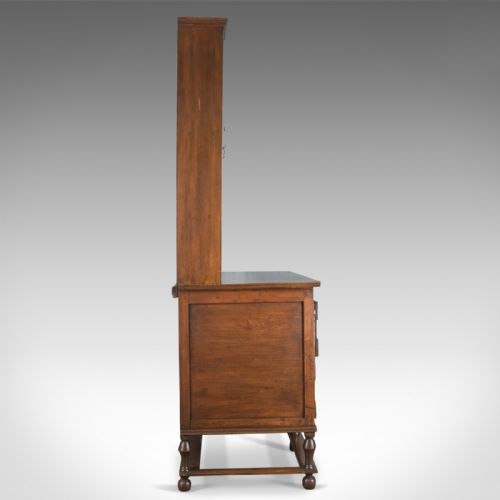 fig 2. Antique Dresser, Victorian in the Jacobean Taste, English, Oak, Sideboard c.1880