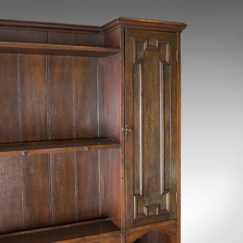 fig 3. Antique Dresser, Victorian in the Jacobean Taste, English, Oak, Sideboard c.1880