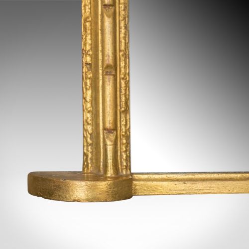fig 3. Antique Overmantel Mirror, English, Georgian Dome Top, Wall, Giltwood Circa 1800