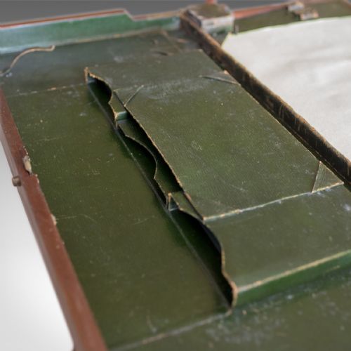 fig 4. Antique Coaching Desk, Asprey London, Edwardian, Folding, Portable, Travel c1910