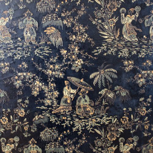 fig 2. Antique Folding Screen, Room Divider, Wall Art, Photographer's Prop Circa 1910